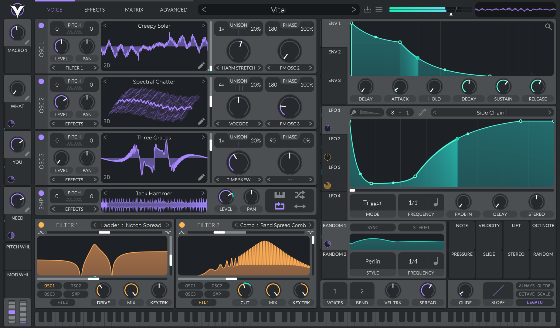 Vital - Spectral Warping Wavetable Synth